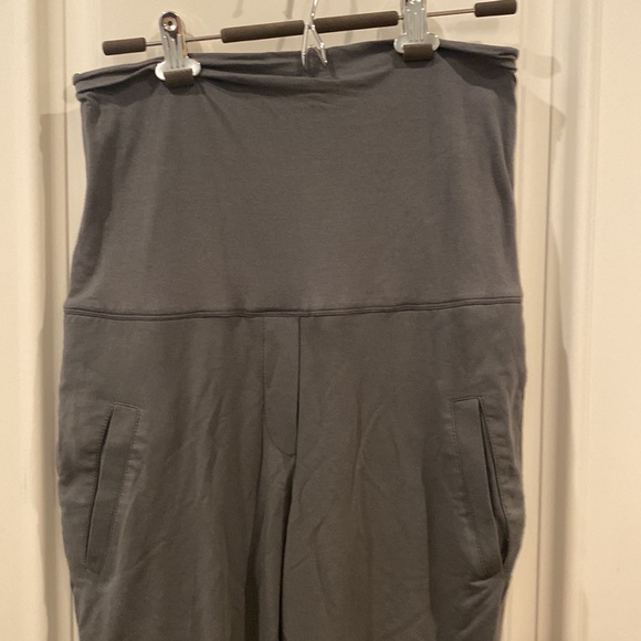 Brunello Cucinelli gray fold-over waist leggings - Picture 7 of 11